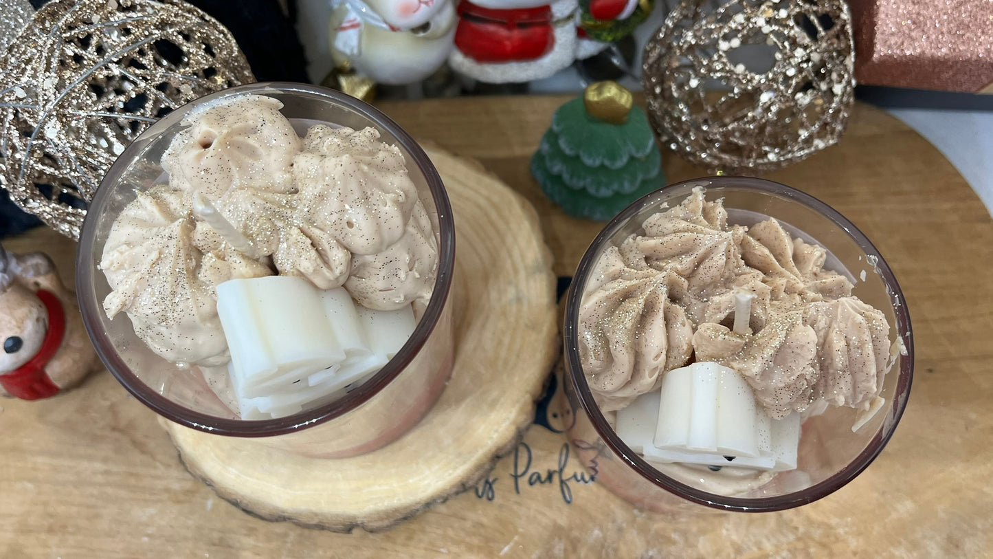 Bougie gourmande • Bonhomme de neige