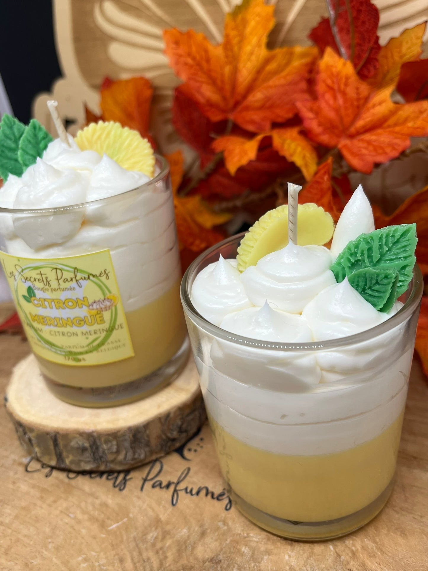 Bougie gourmande • Citron Meringué