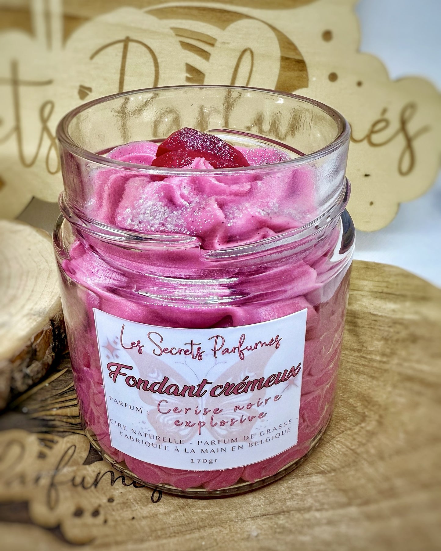 Fondant crémeux • Cerise noire explosive