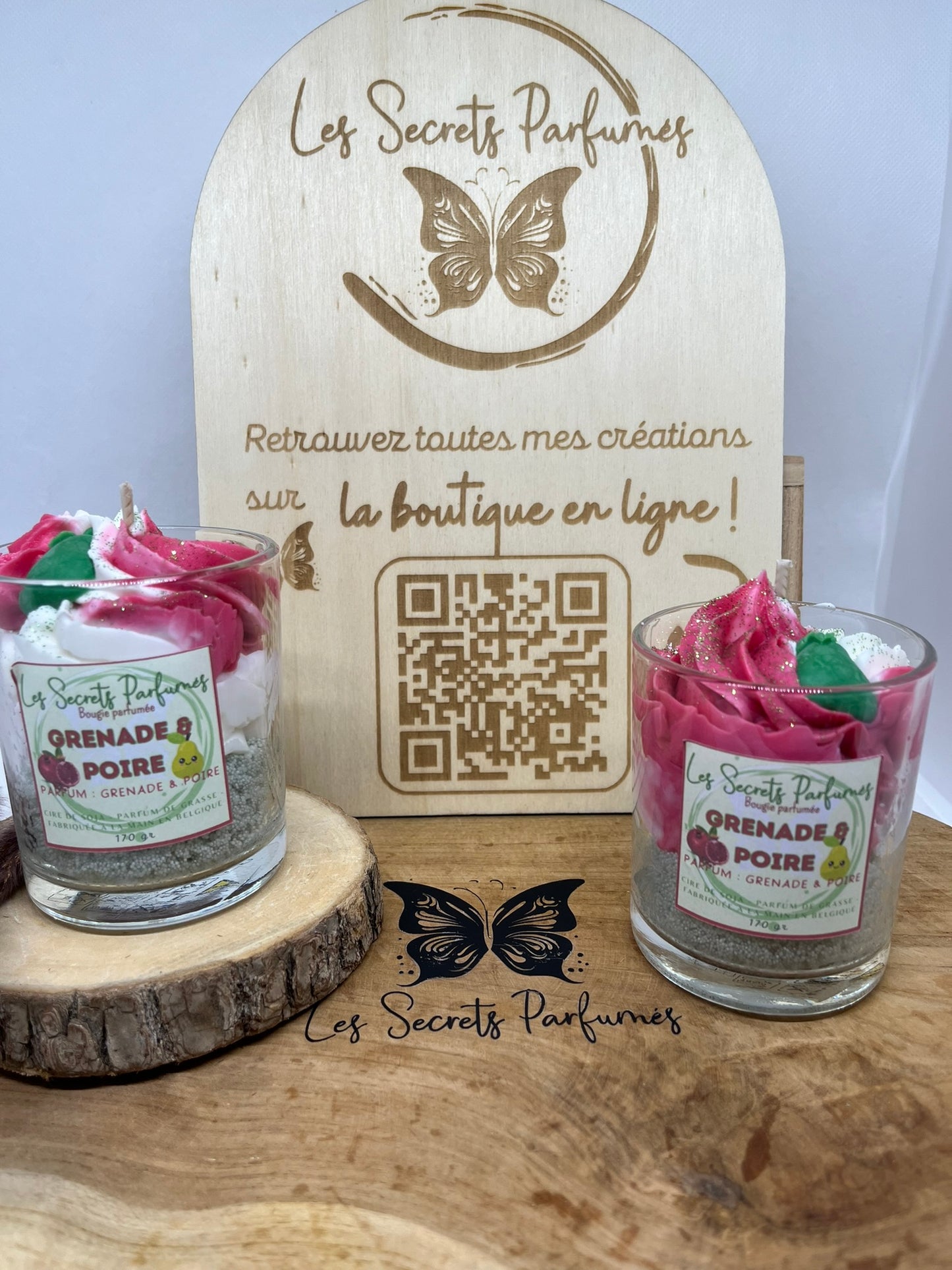 Bougie gourmande • Grenade & Poire