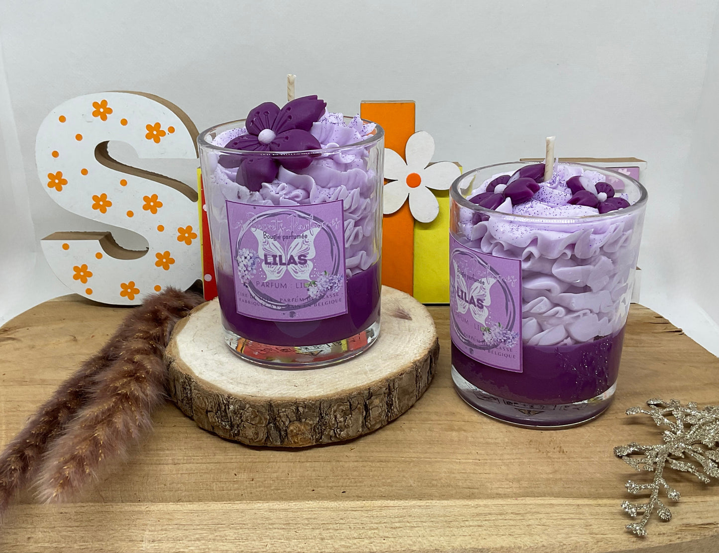 Bougie gourmande • Lilas