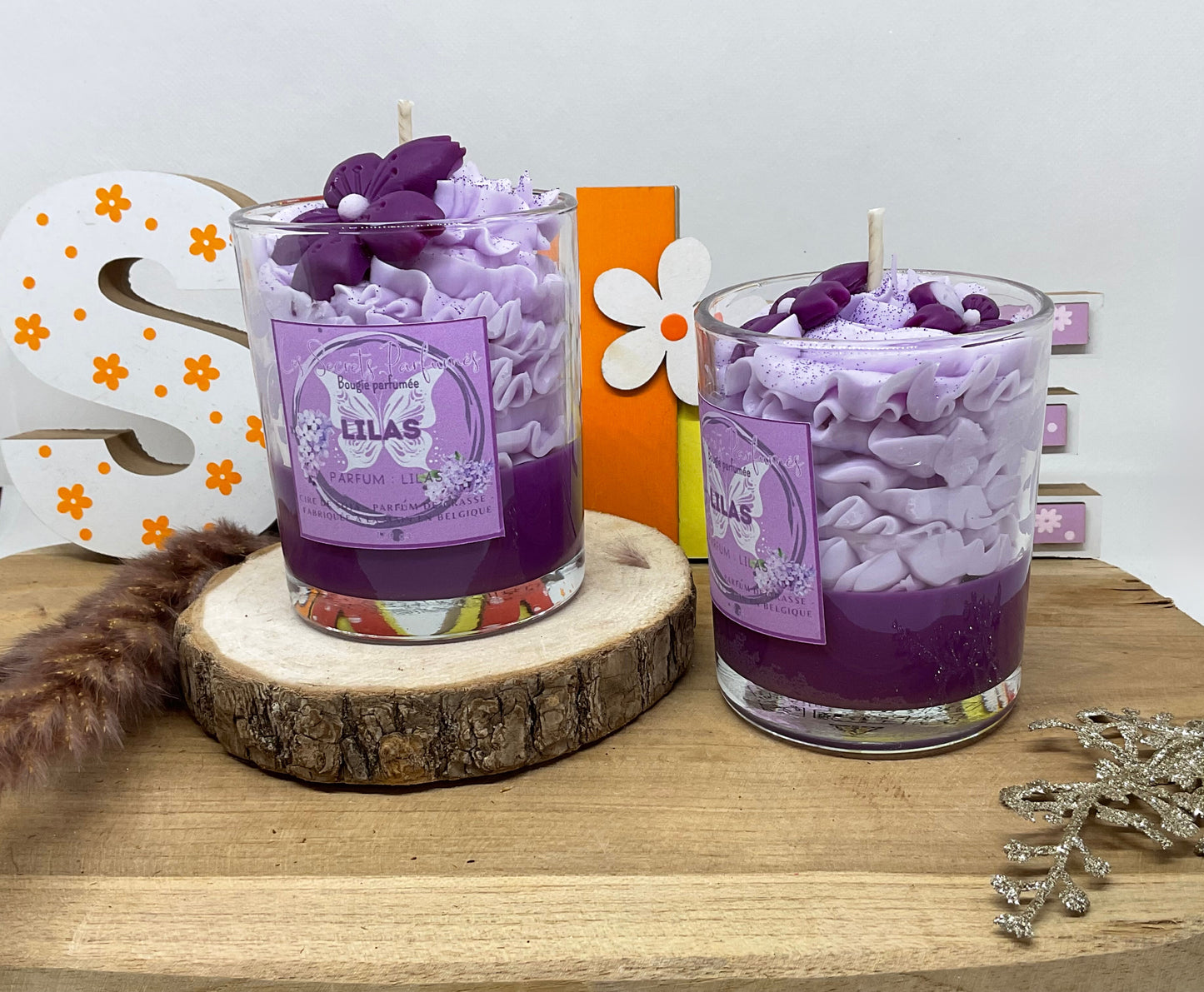 Bougie gourmande • Lilas
