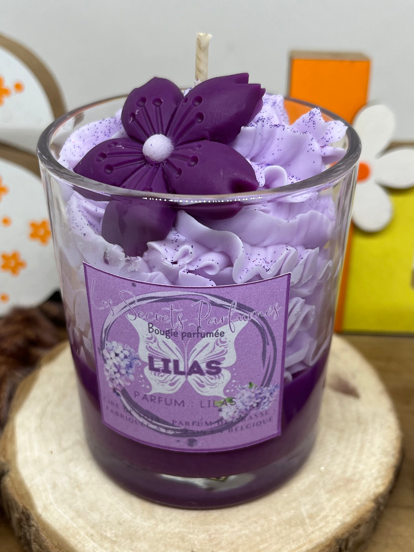 Bougie gourmande • Lilas