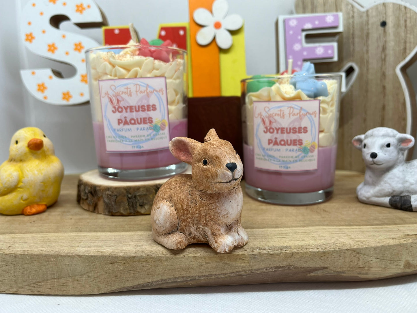 Bougie gourmande • Joyeuses Pâques!