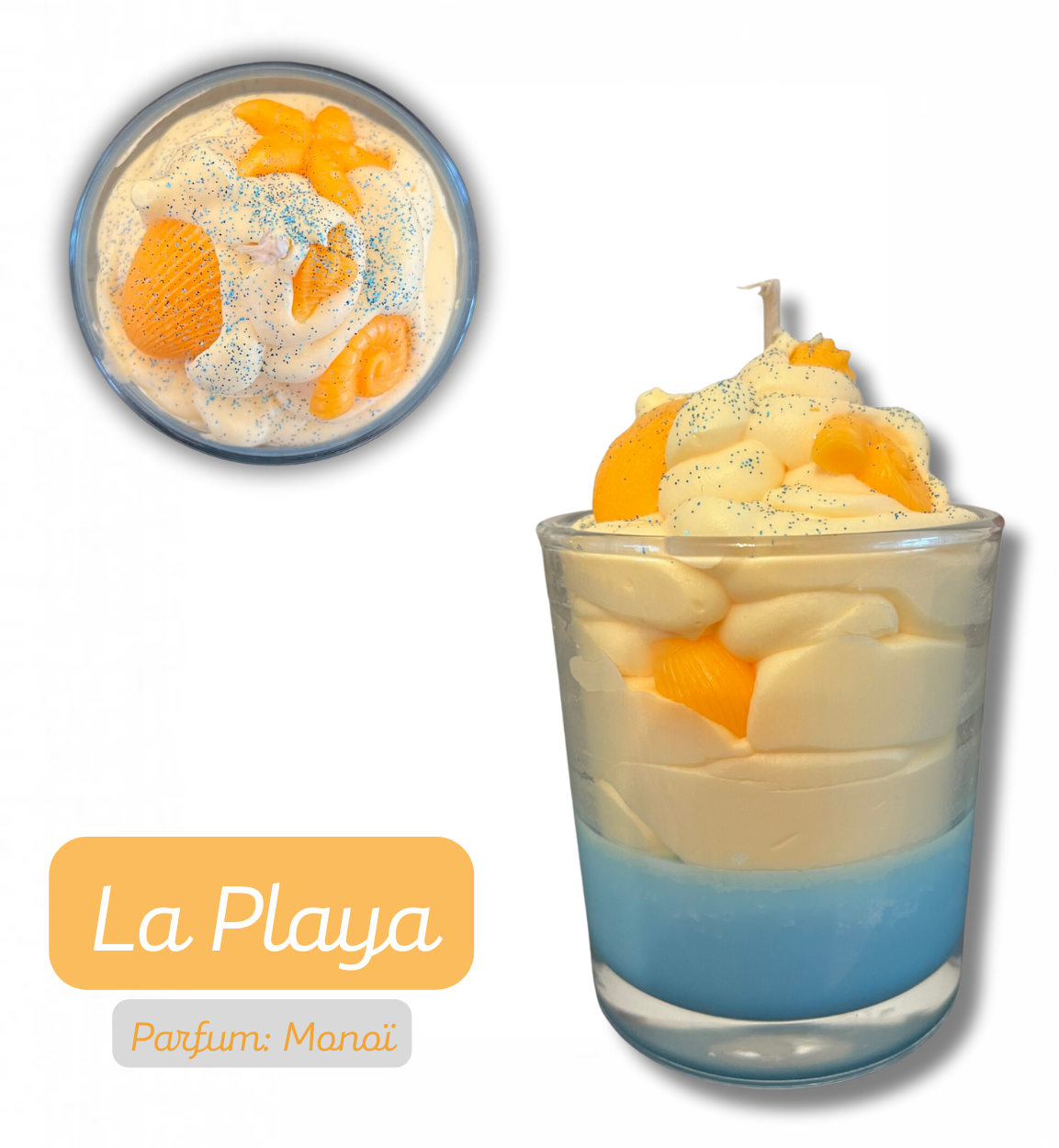 Bougie gourmande • La Playa • Monoï