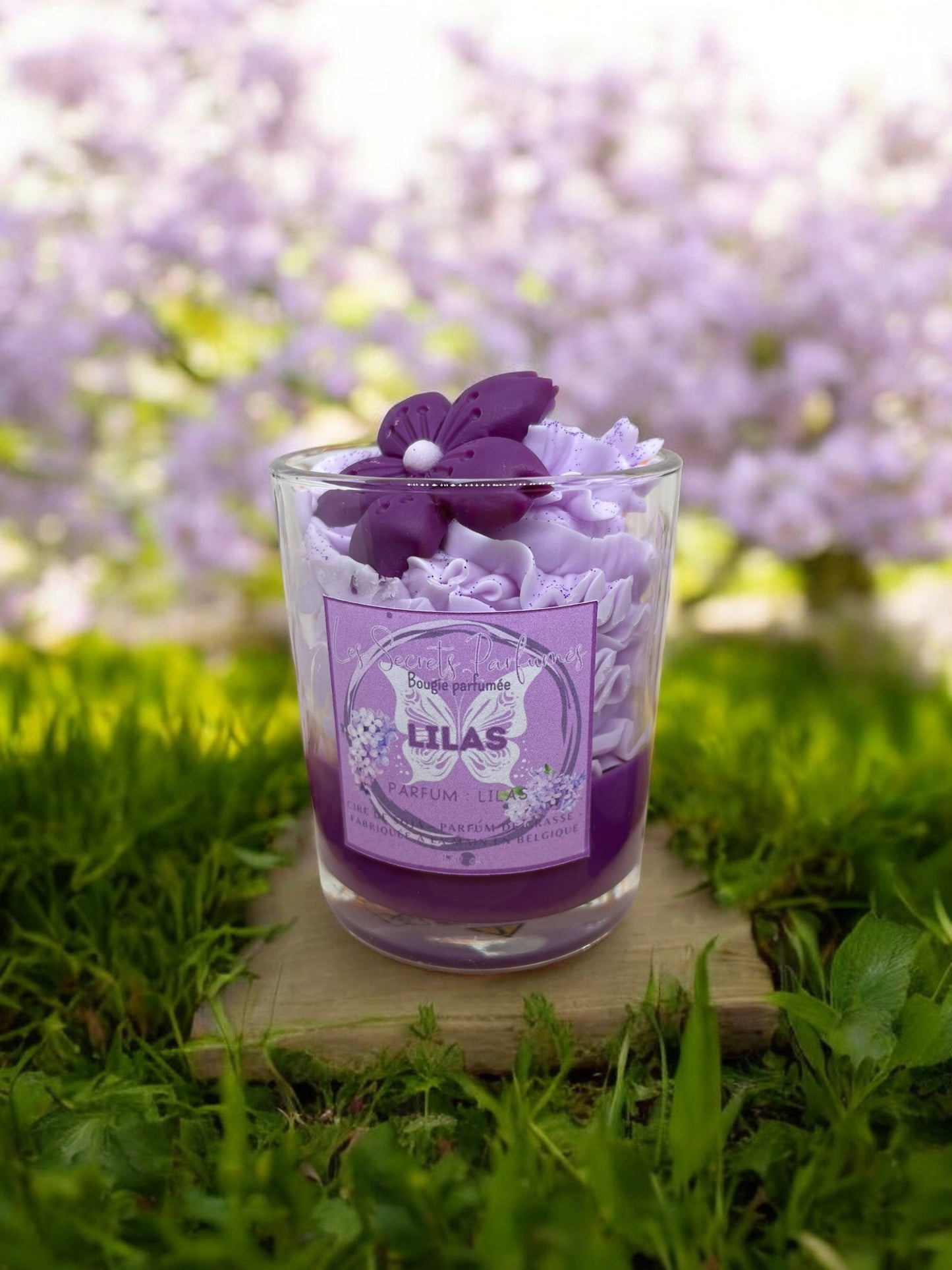 Bougie gourmande • Lilas