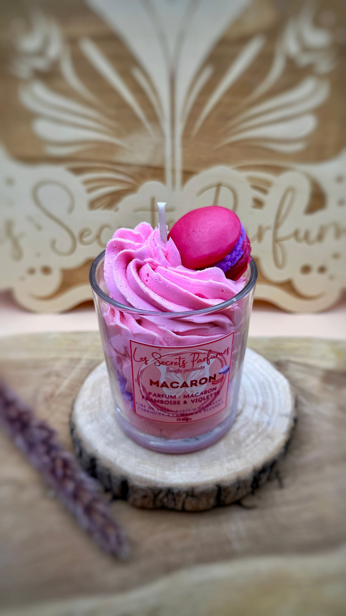 Bougie gourmande • Macaron