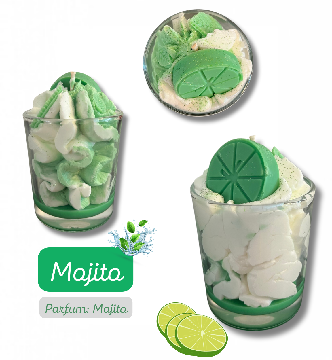 Bougie gourmande • Mojito