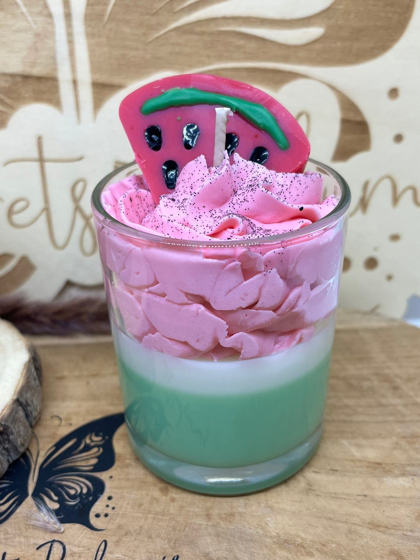 Bougie gourmande • Pastèque