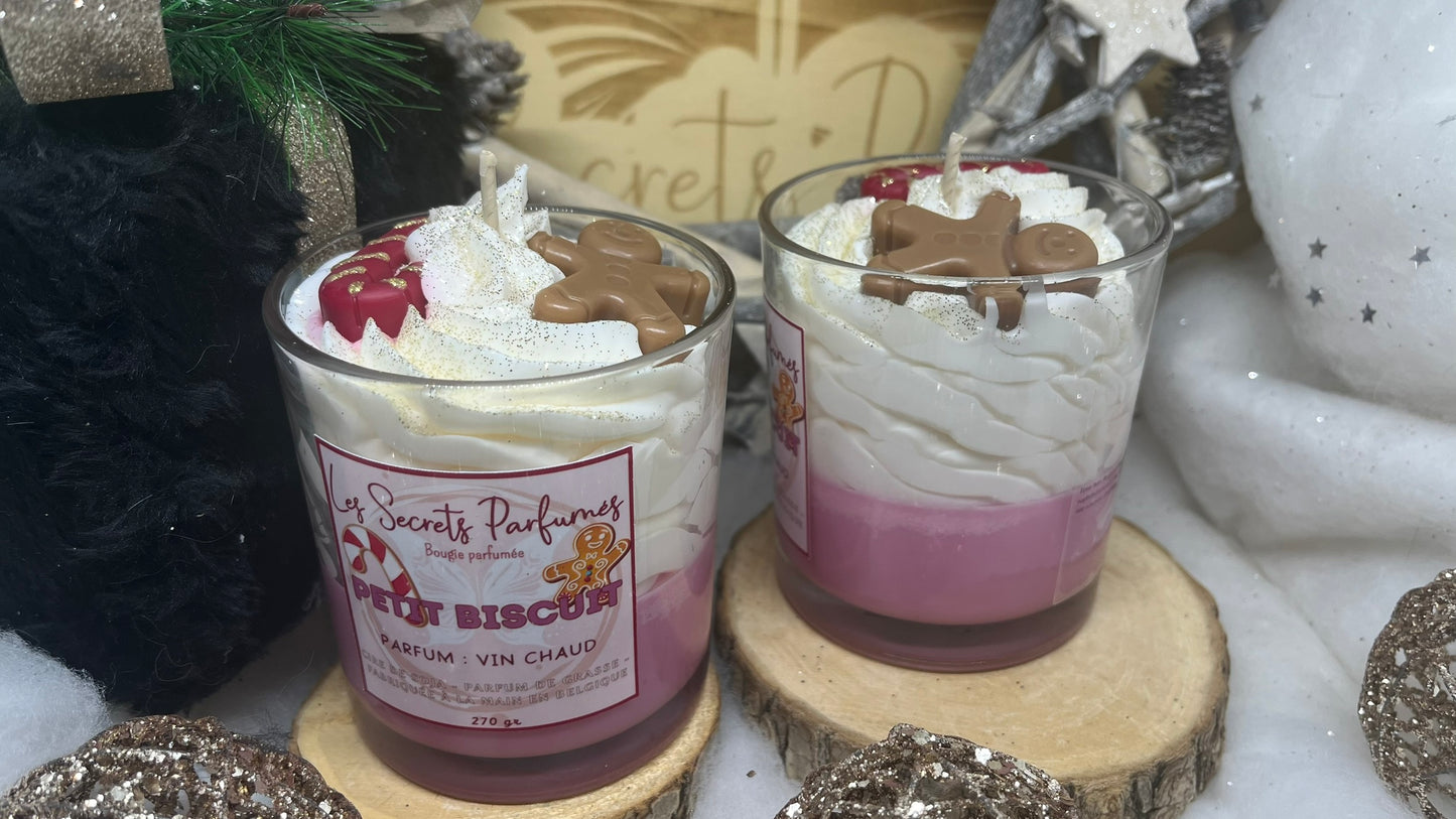 Bougie gourmande • Petit biscuit
