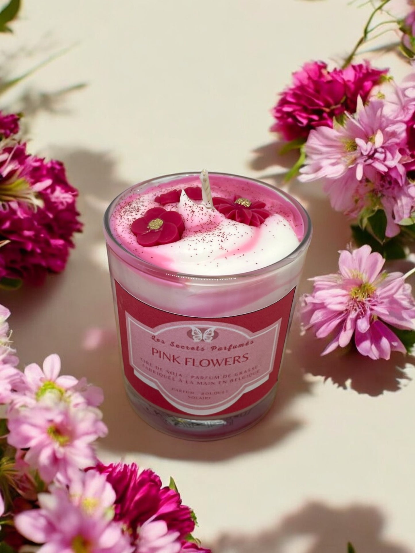 Bougie gourmande • Pink Flowers
