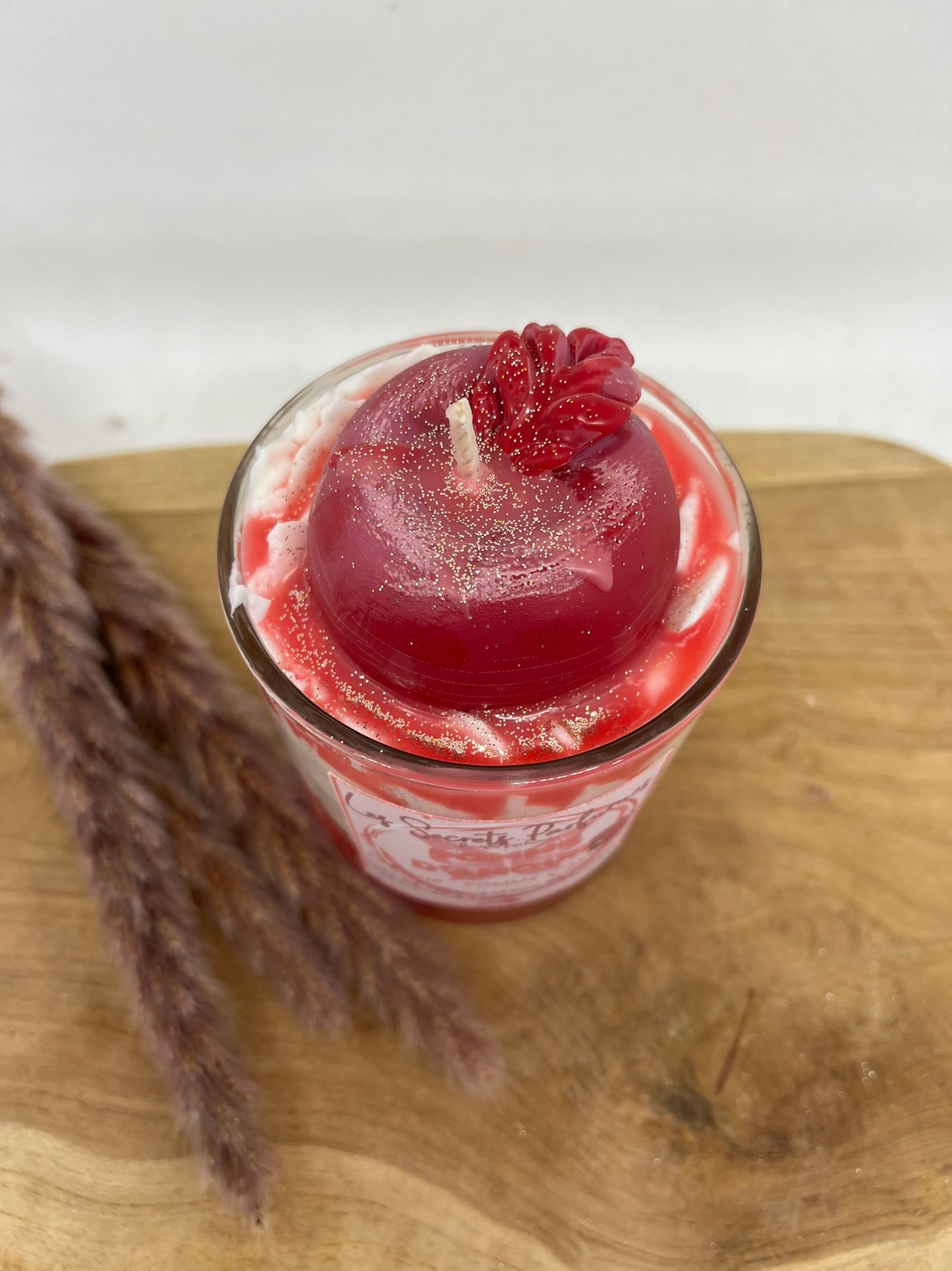 Bougie gourmande • Pomme d'amour