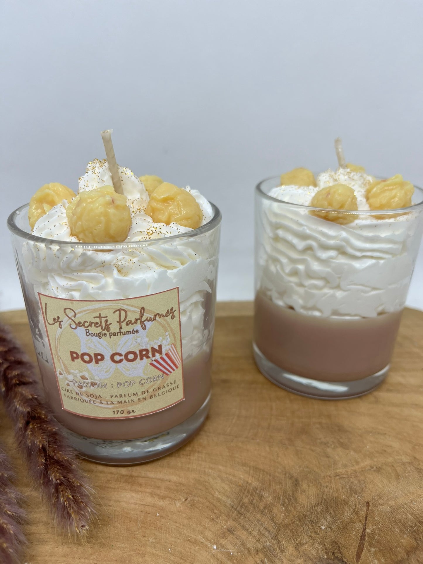 Bougie gourmande • Pop Corn