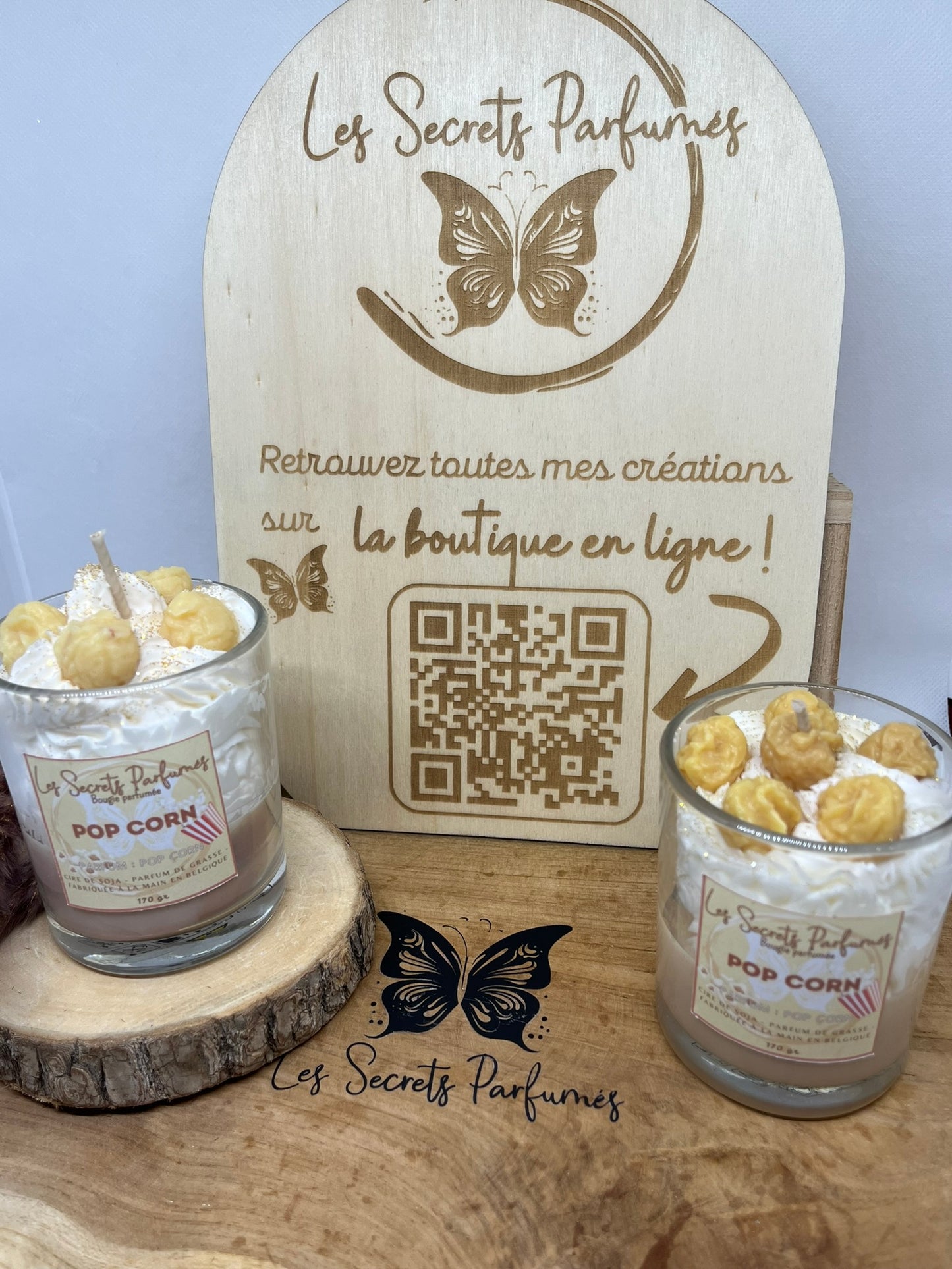 Bougie gourmande • Pop Corn