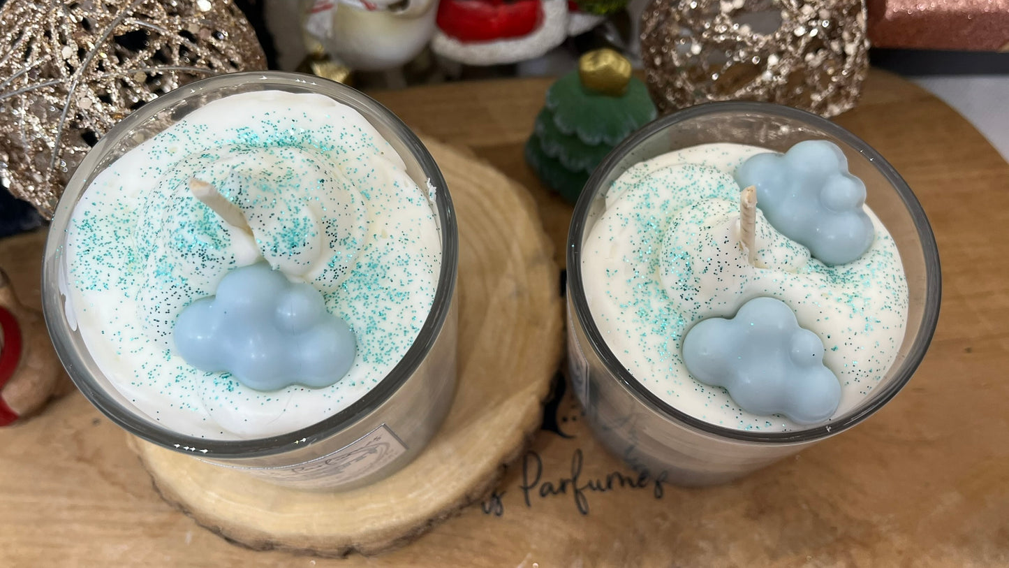 Bougie gourmande • Sur un petit nuage